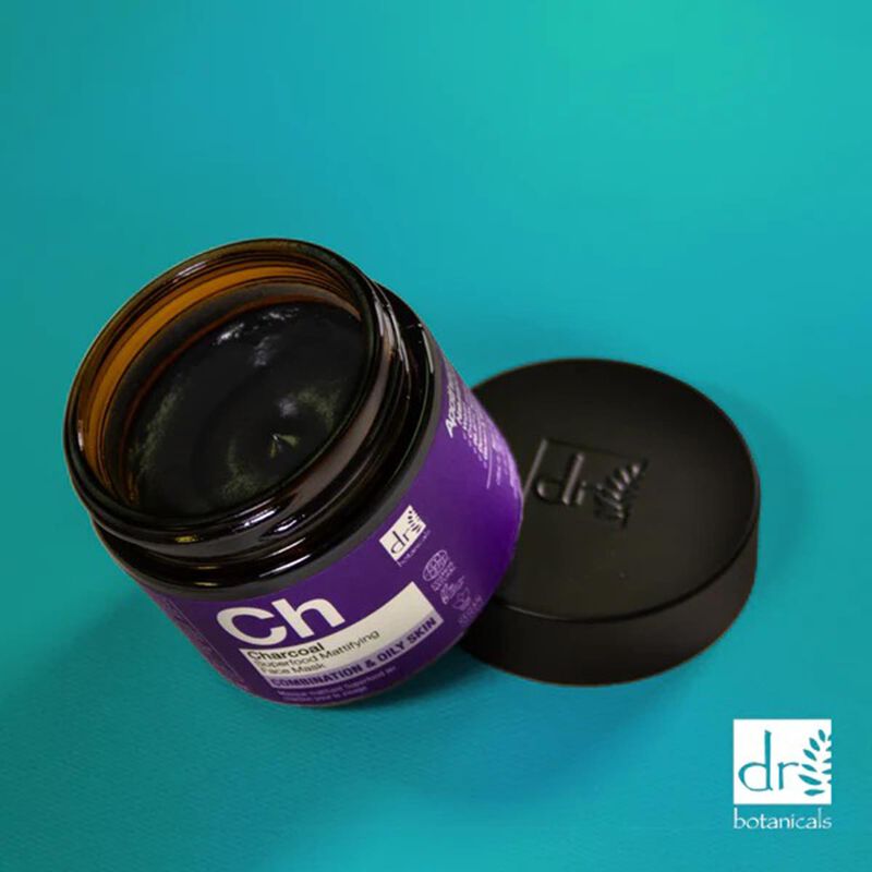 Charcoal Superfood Mattifying Face Mask dr. botanicals charcoal superfood mattifying face mask