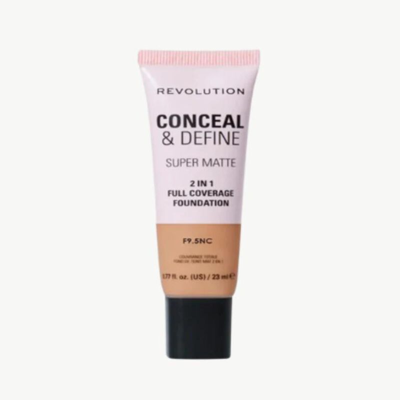 revolution conceal and define full cover tube foundation f9 5nc
