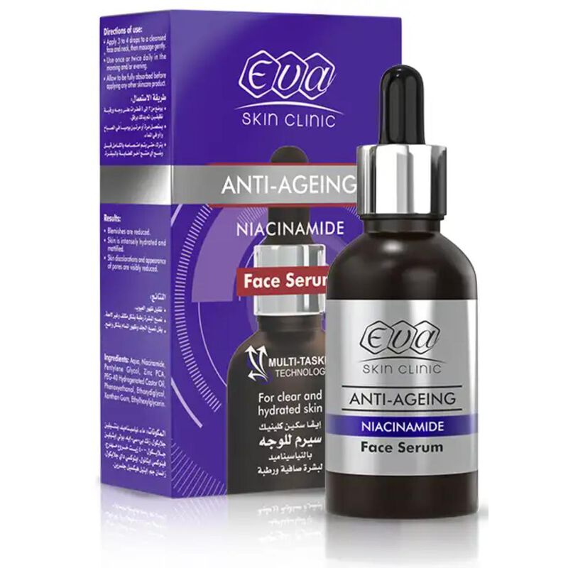 eva cosmetics niacinamide facial serum 30ml
