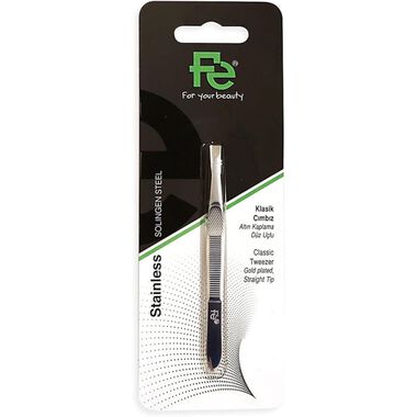 faces fe gold plated tweezers