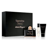 SET Ferragamo Signorina Misteriosa F EDP 100ML + EDP 10 + B.L 50ML faces set ferragamo signorina misteriosa f edp 100ml   edp 10   b l 50ml