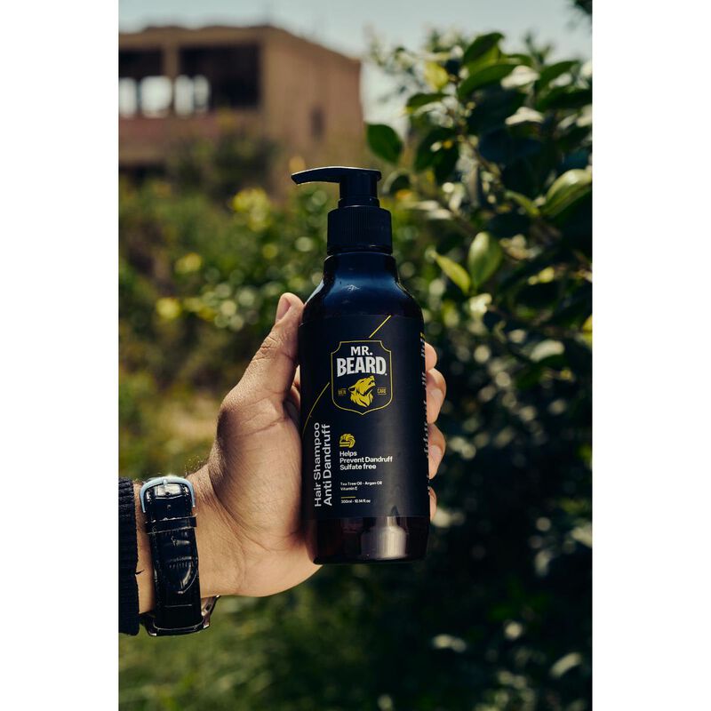 mr beard summer care bundle tanning oil + hair shampoo