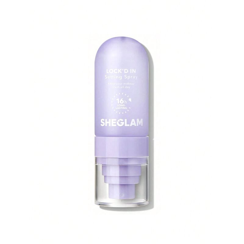 sheglam sheglam lock'd in setting spray mattifying effect white