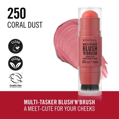 Multitasker Blush & Brush - Coral Dust faces multitasker blush brush coral dust