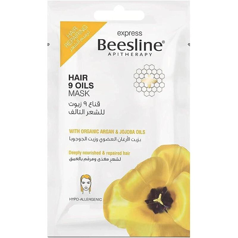 beesline beesline hair 9 oils mask sachet