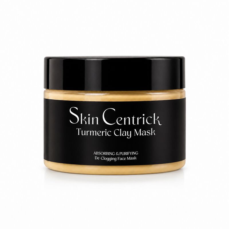 skin centrick ماسك الكركم والطين للوجه بالكاولين والبنتونيت