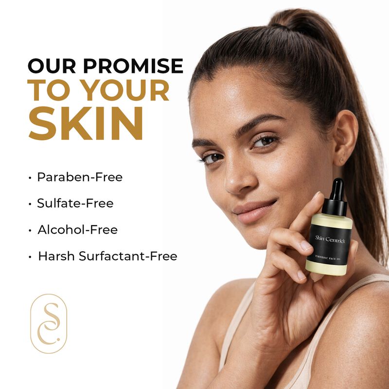 skin centrick زيت الكركم للوجه