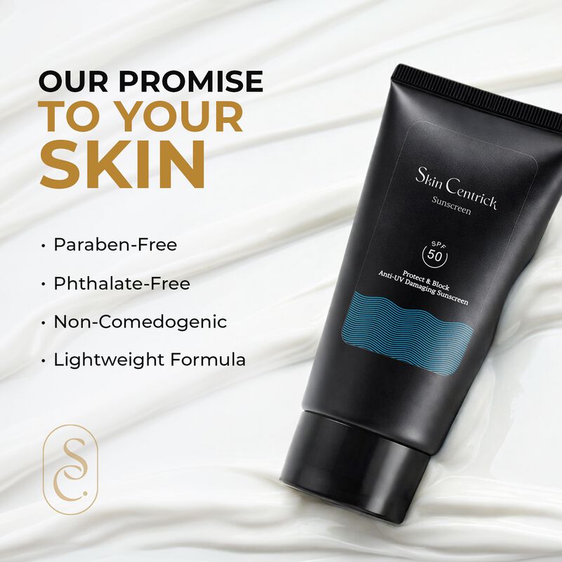 skin centrick spf 50 face sunscreen with blue light protection