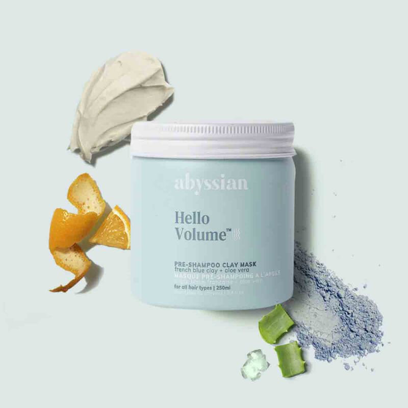 abyssian volumizing preshampoo clay mask