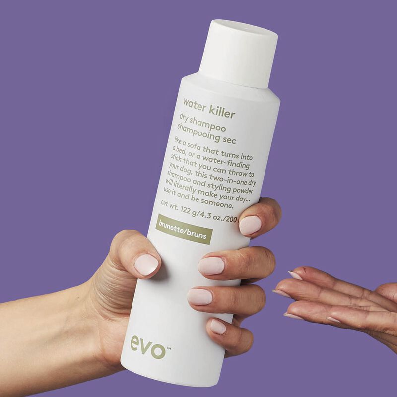 evo water killer dry shampoo brunette