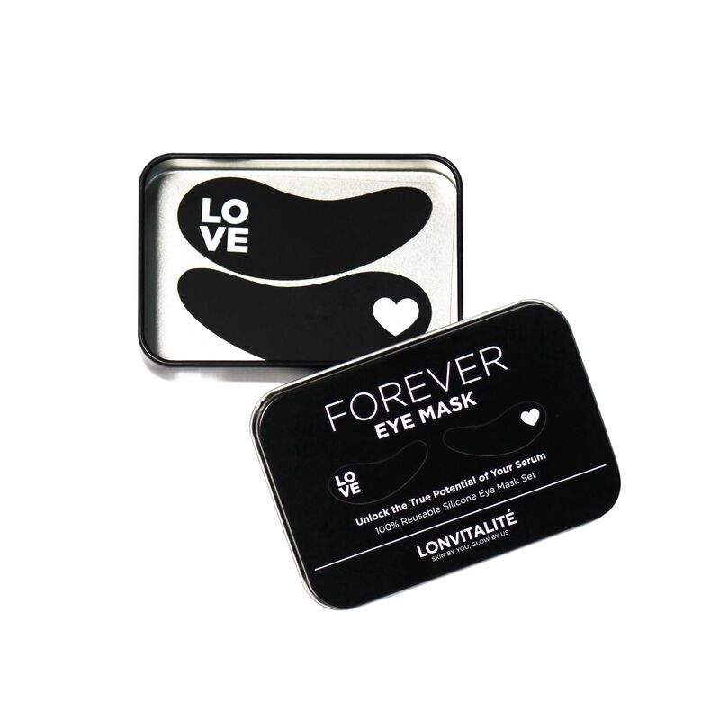 لنفيتلايت forever reusable eye masks sustainable hydration & radiance