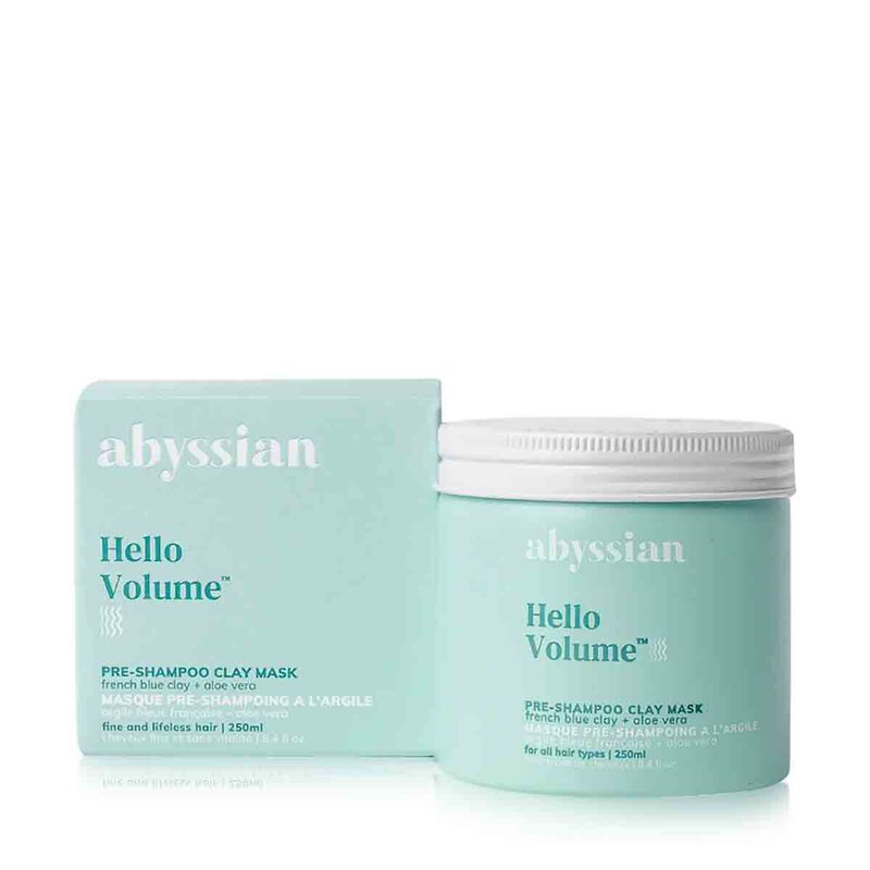 abyssian volumizing preshampoo clay mask