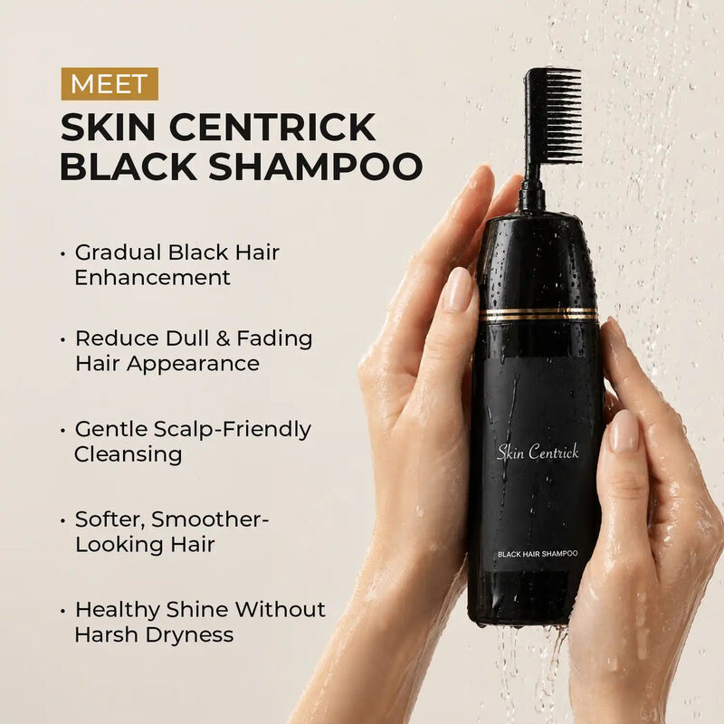 skin centrick شامبو تلوين الشعر بالأسود