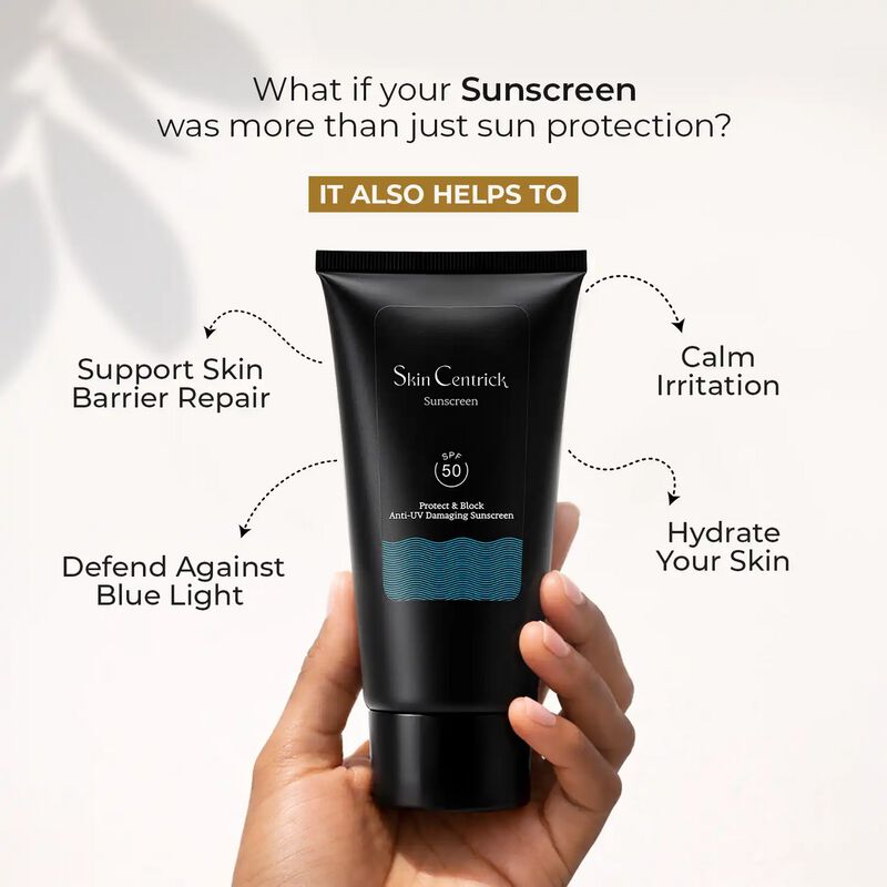 skin centrick spf 50 face sunscreen with blue light protection