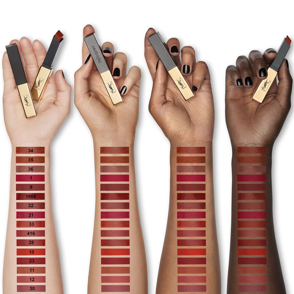 Ysl Rouges Pu Contour N7 إيف سان لوران روج بور كوتور The Slim- Vibing Nudes